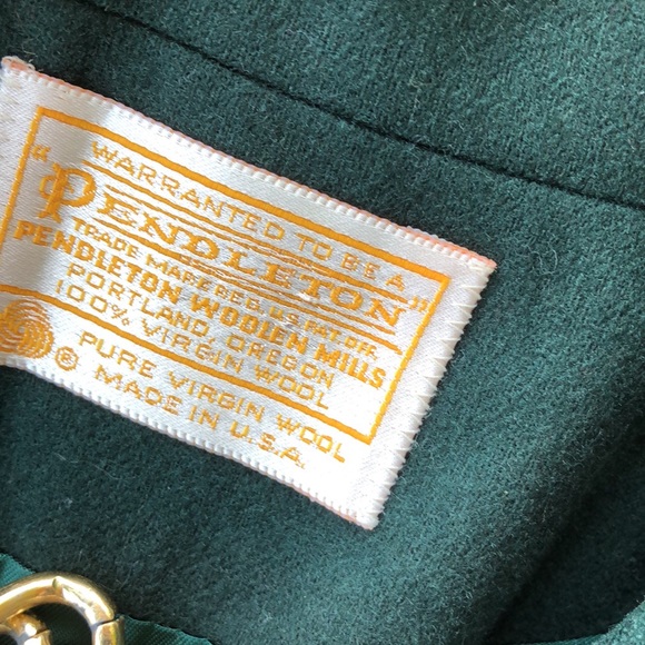 Pendleton Green Wool Skirt Suit - 14/12 - Picture 5 of 13